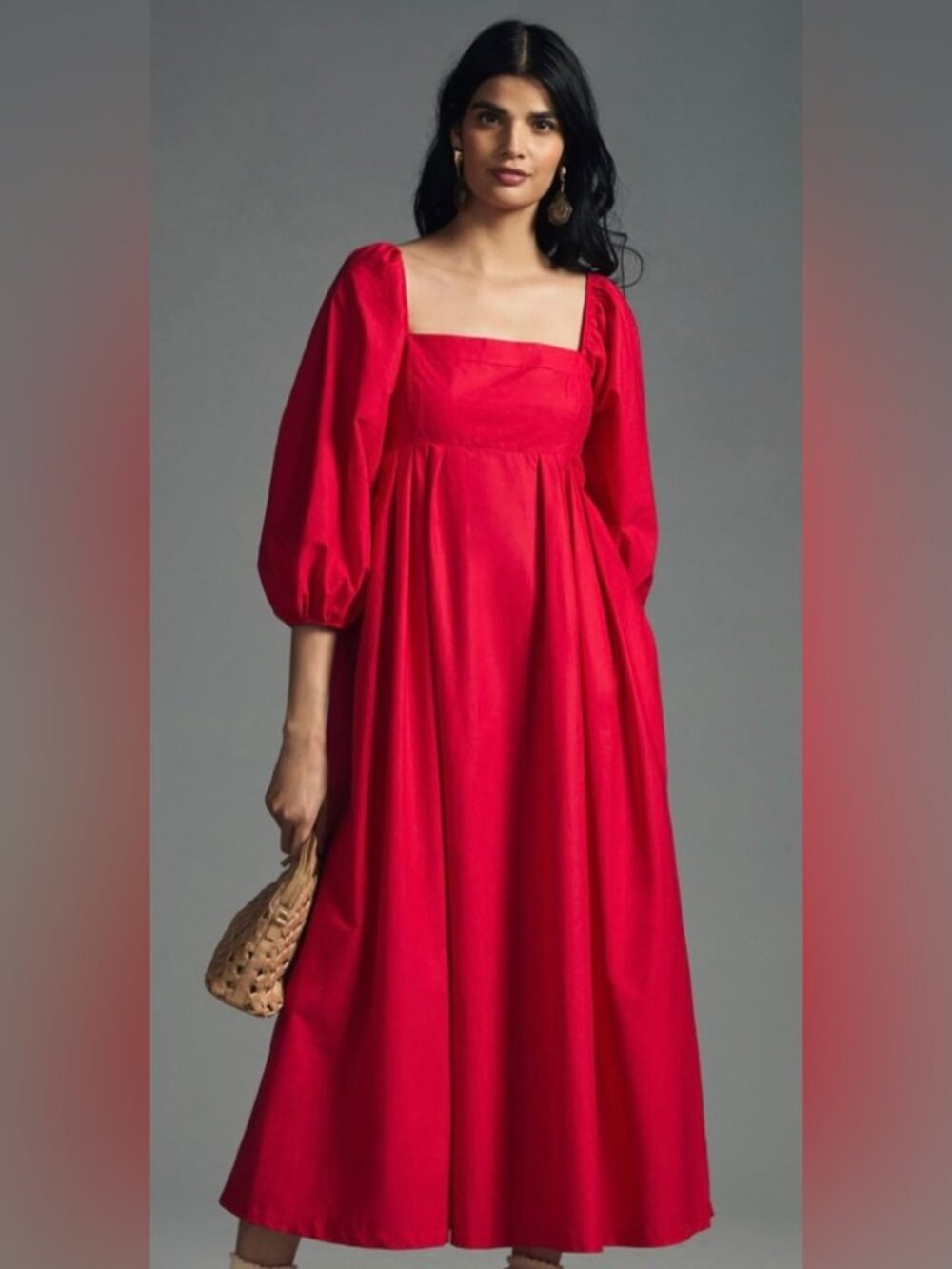 Maeve square neck midi from Anthro